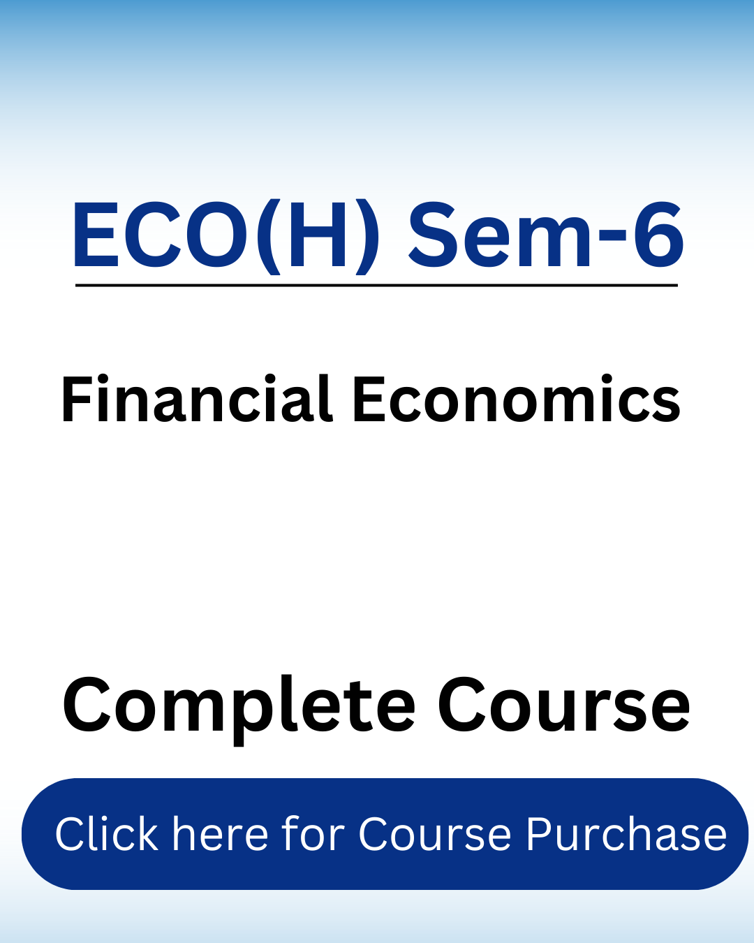 Financial Economics