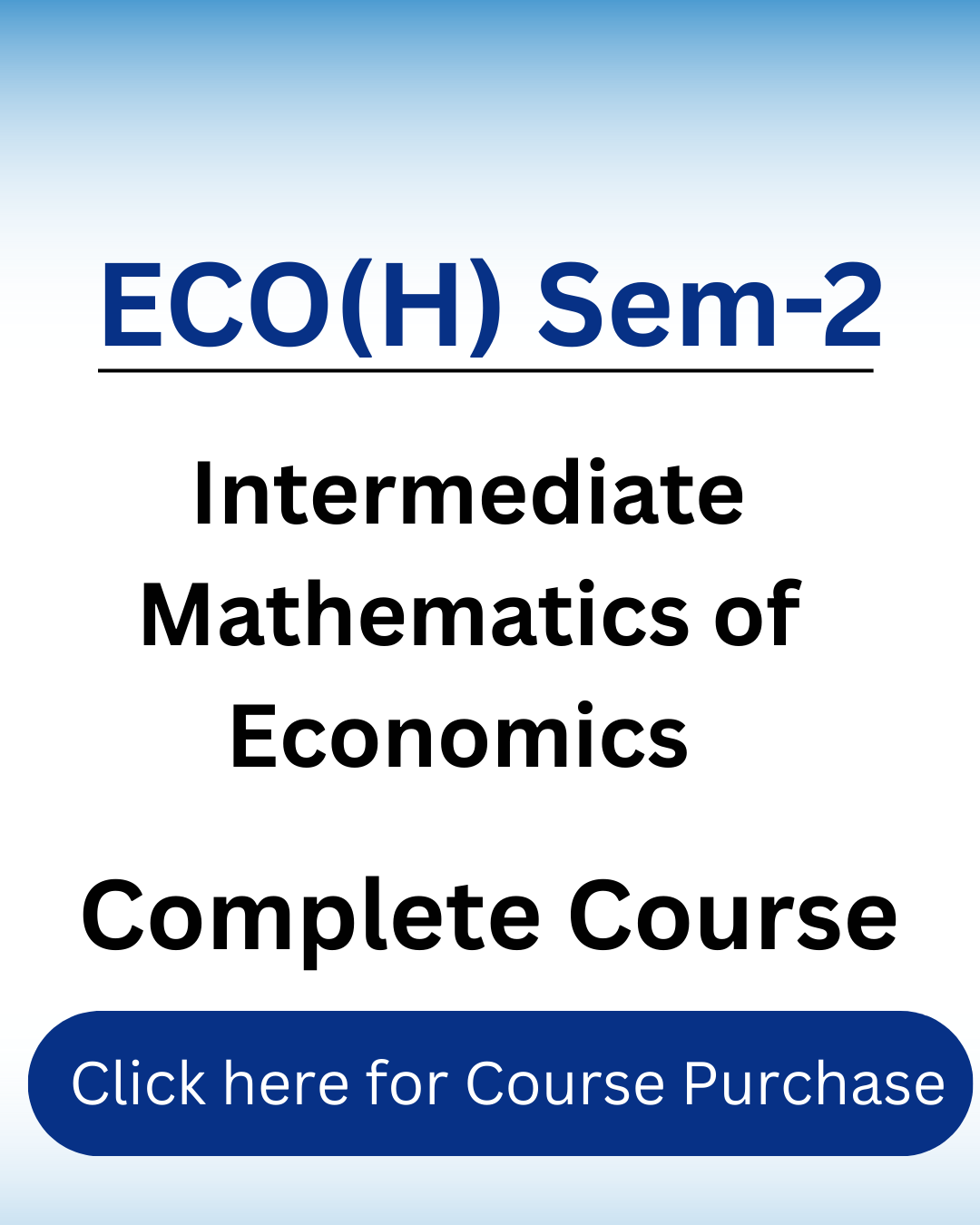 Mathematics for Economics