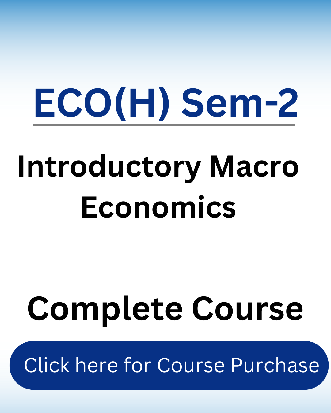 Introductory Macro Economics