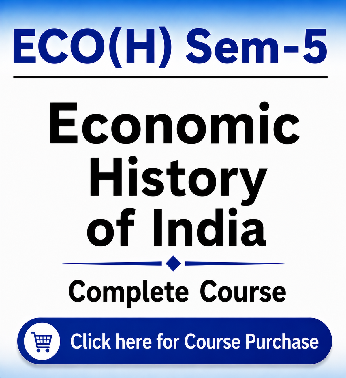 Economic History of India