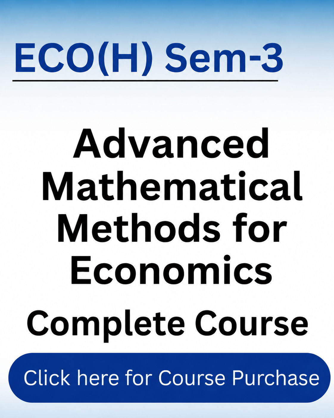 Development Economics – I